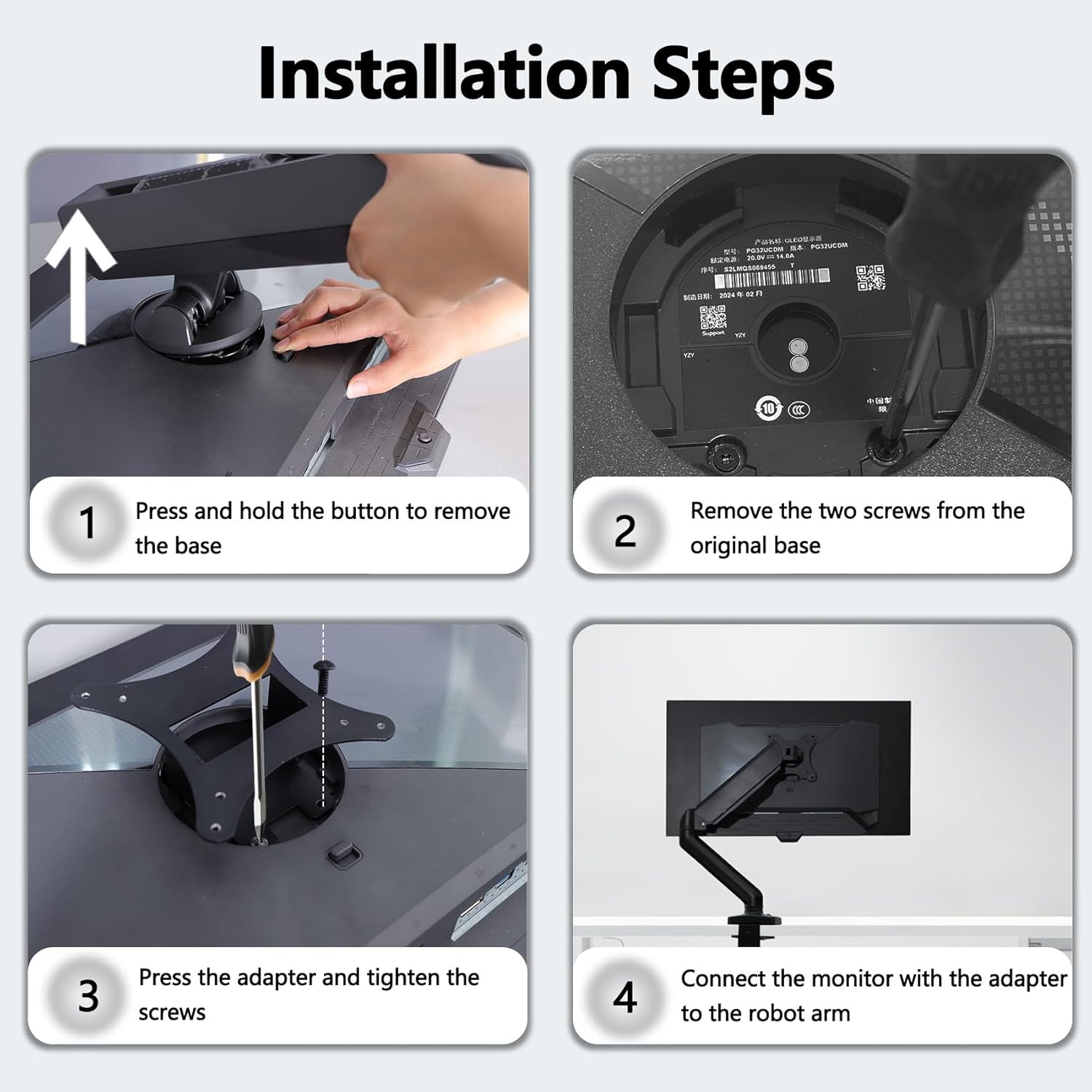 PG32UCDM VESA Mount Adapter Co - đánh giá và giá Rtx 3090 24Gb Gddr6X